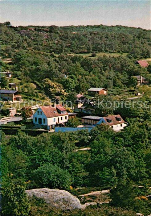 Allinge-Sandvig Fliegeraufnahme Pension Lindesdal