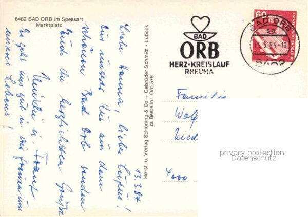 Bad Orb Marktstrasse Fachwerk – Bild 2