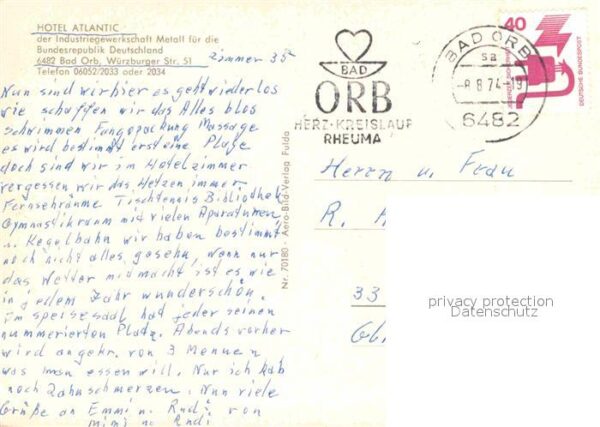 Bad Orb Hotel Atlantic – Bild 2