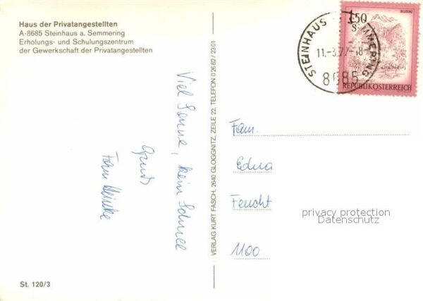 Steinhaus Semmering Haus der Privatangestellten – Bild 2