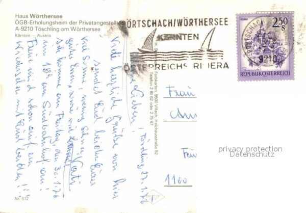 Toeschling Poertschach Woerthersee Fliegeraufnahme Haus Wörthersee – Bild 2