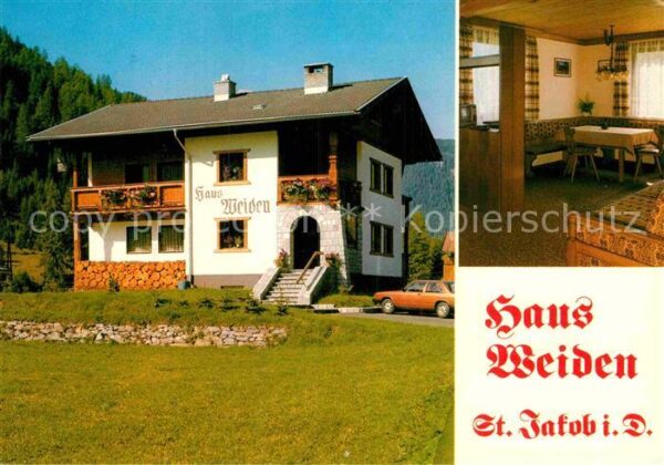 St Jakob Defereggen Haus Weiden Familie Oblasser