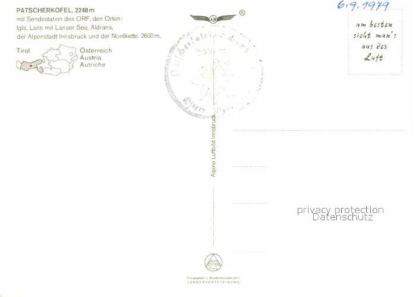 Patscherkofel Fliegeraufnahme – Bild 2