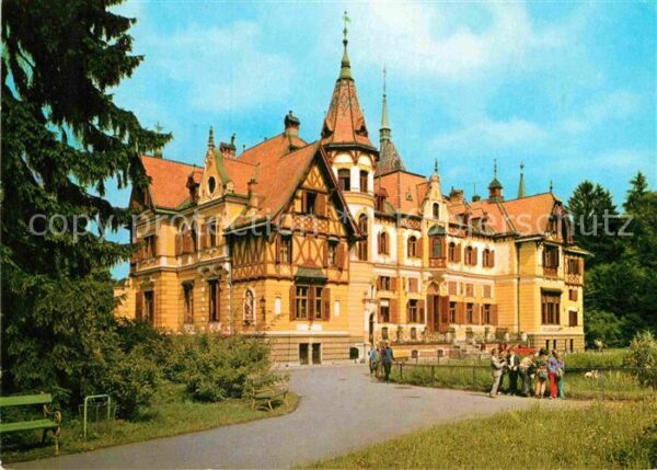 Gottwaldov Tschechien Zamek Lesna Schloss