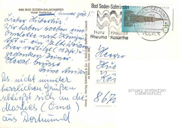 Bad Soden-Salmuenster Hotel Hubertus – Bild 2