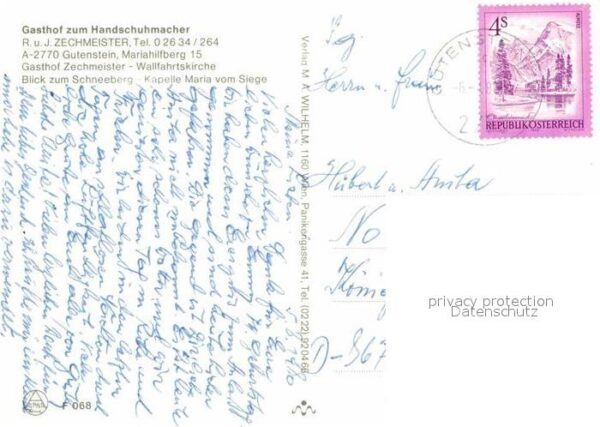 Gutenstein Niederoesterreich Wallfahrts- und Ausflugsort Mariahilfbe – Bild 2