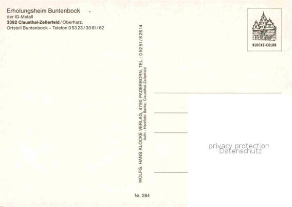 Clausthal-Zellerfeld Erholungsheim Buntenbock Schwimmbad – Bild 2
