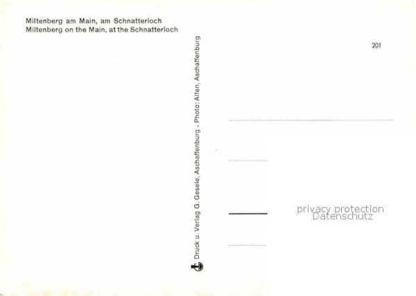 Miltenberg Main Schnatterloch Fachwerk Brunnen – Bild 2
