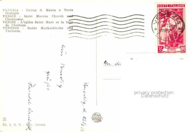 Venezia Venedig Chiesa S. Marco e Torre Orologio – Bild 2