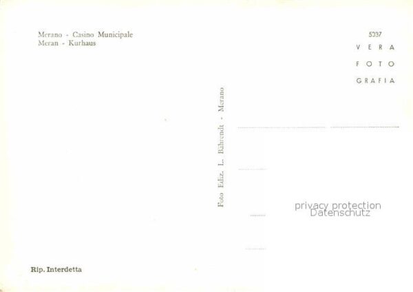 Merano Meran Casino Municipale Kurhau – Bild 2