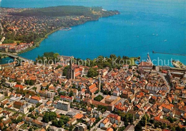 Konstanz Bodensee Fliegeraufnahme