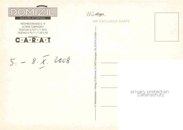 Tuebingen Domizil Hotel – Bild 2