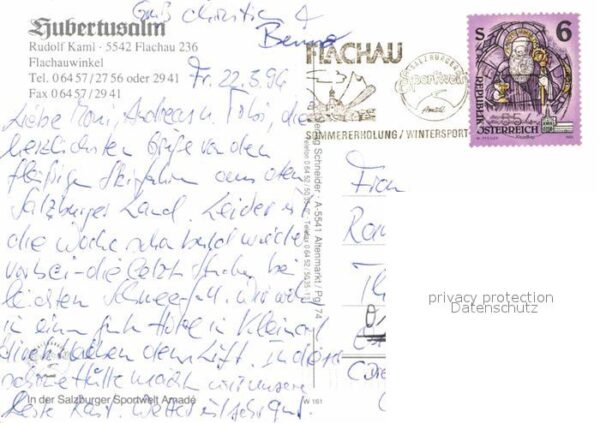 Flachau Hubertusalm Rudolf Kaml Seilbahn – Bild 2