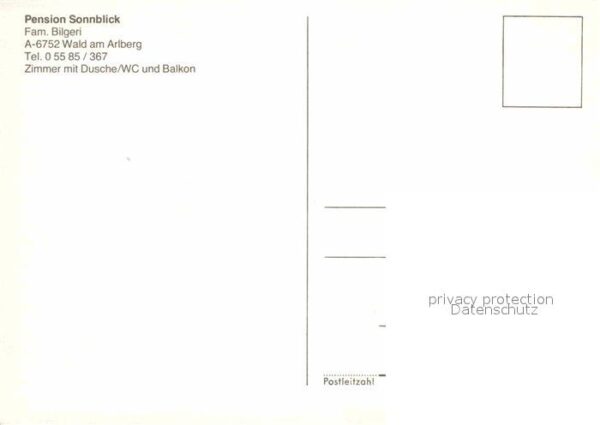 Wald Arlberg Pension Sonnblick – Bild 2