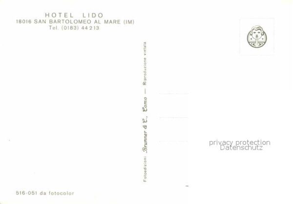 San Bartolomeo al Mare Hotel Lido Strand Fliegeraufnahme – Bild 2
