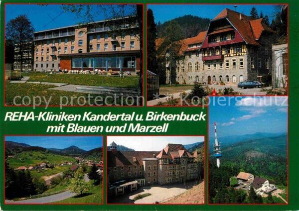 Malsburg-Marzell Reha-Kliniken Kandertal und Birkenbuck