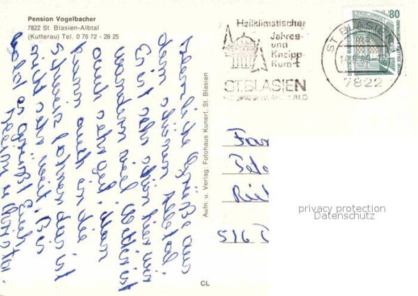 St Blasien Pension Vogelbacher Albpal – Bild 2