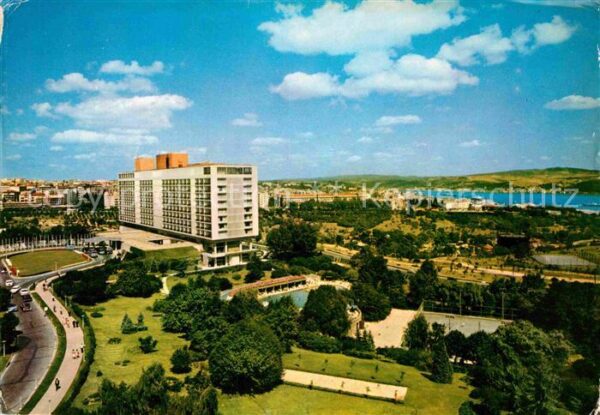 Istanbul Constantinopel Fliegeraufnahme Hilton Hotel