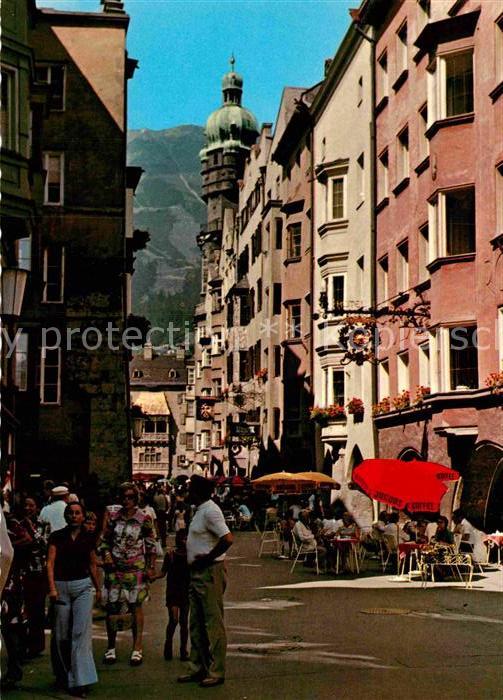 Innsbruck Herzog Friedrich Strasse mit Goldenem D