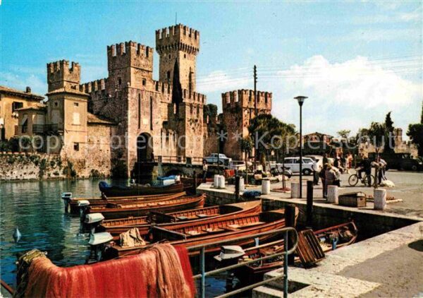 Sirmione Lago di Garda Castello Scaligero Gardasee