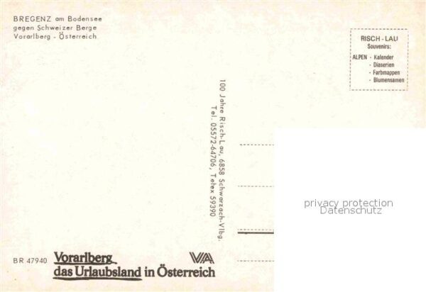 Bregenz Vorarlberg Fliegeraufnahme mit Bodensee – Bild 2