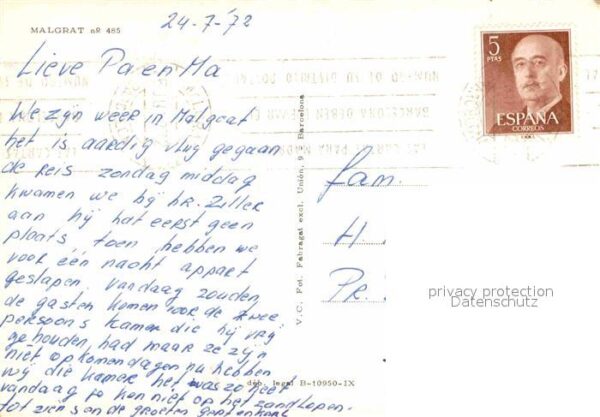 Malgrat de Mar Fliegeraufnahme mit Strand Strassenbahn – Bild 2