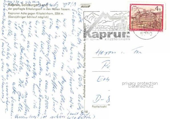 Kaprun Ache gegen Kitzsteinhorn Hohe Tauern – Bild 2