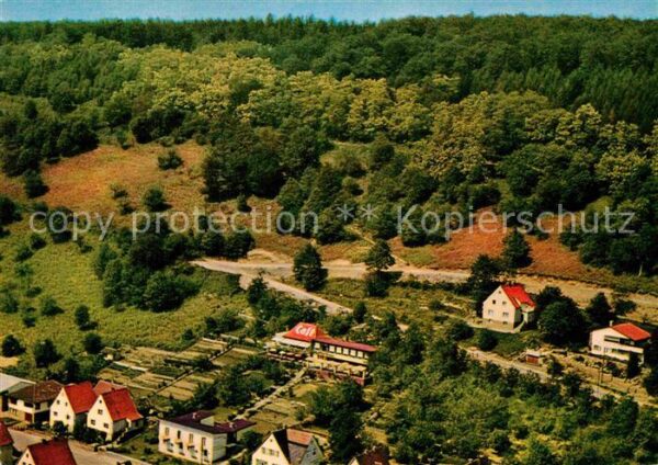 Bad Karlshafen Cafe Gästehaus Fernblick Fliegeraufnahm