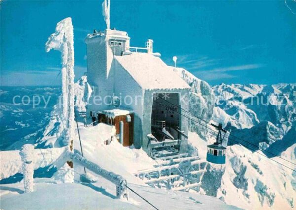 Zugspitze Zugspitzgipfel Gipfelstation Seilbahn g