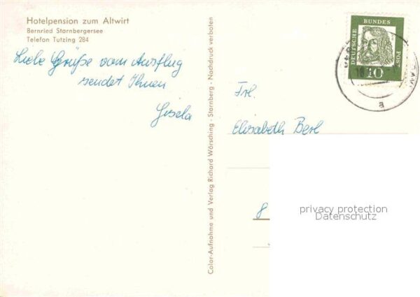 Bernried Starnberger See Hotelpension zum Altwirt – Bild 2