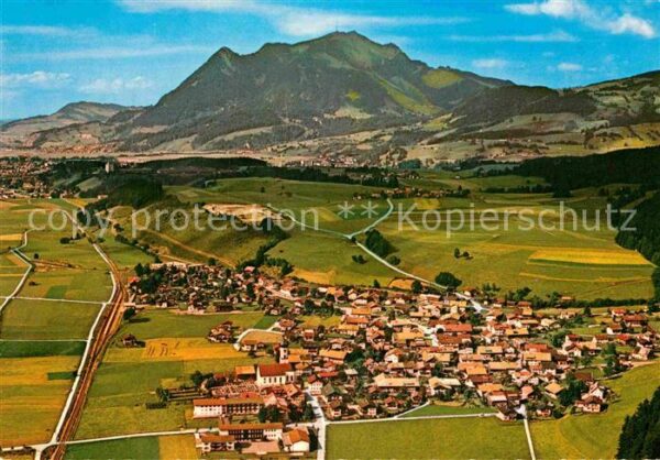 Altstaedten Allgaeu Fliegeraufnahme mit Grünten