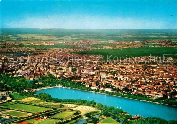 Hannover Fliegeraufnahme mit Maschsee