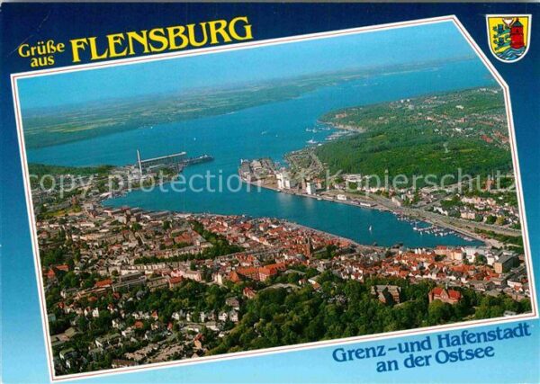 Flensburg Förde Fliegeraufnahme