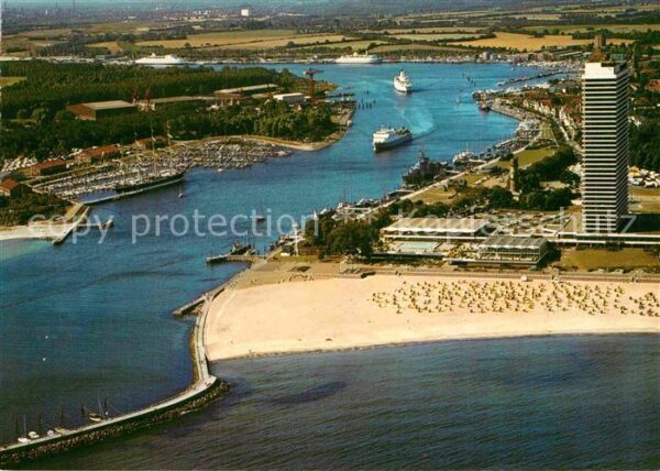 Travemuende Ostseebad Fliegeraufnahme