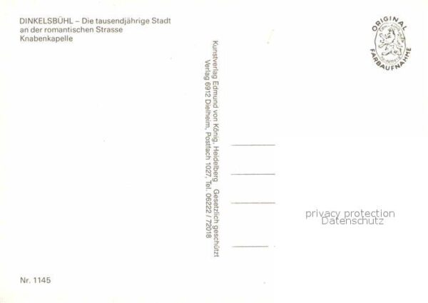 Dinkelsbuehl Knabenkapelle – Bild 2