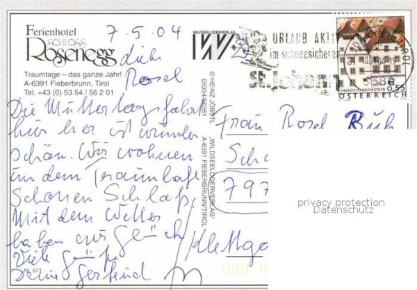 Fieberbrunn Tirol Ferienhotel Schloss Rosenegg – Bild 2