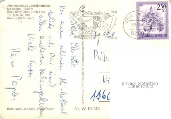 Kaprun Gasthaus Glocknerblick Maiskogel – Bild 2