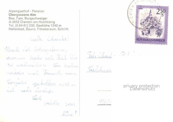 Dienten Hochkoenig Alpengasthof Übergossene Alm – Bild 2