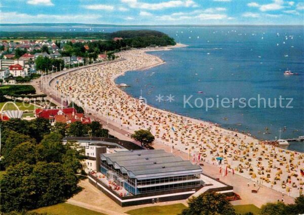 Travemuende Ostseebad Fliegeraufnahme