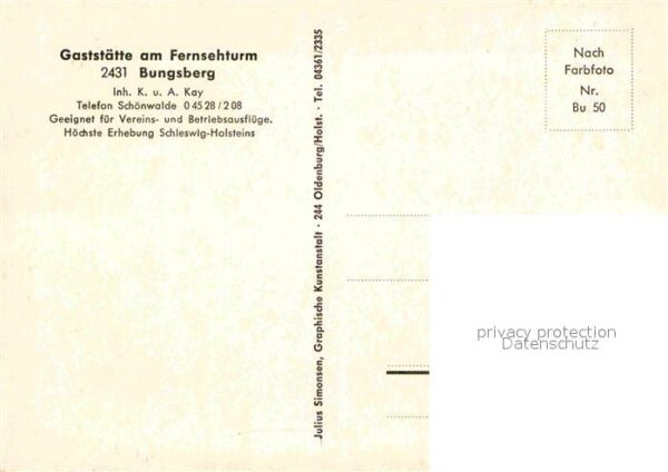 Bungsberghof Gaststätte am Fernsehturm – Bild 2