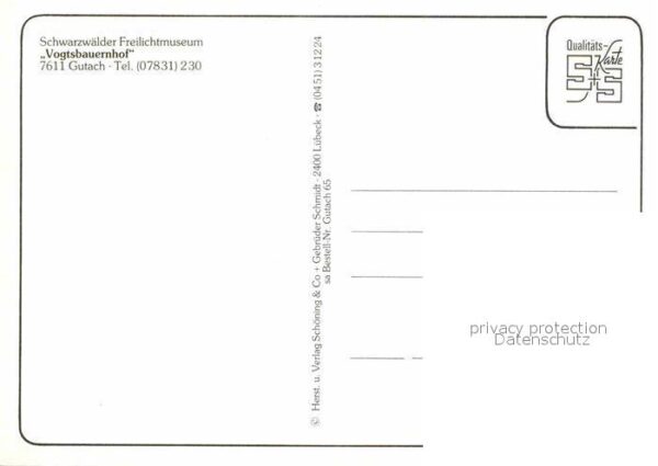 Gutach Schwarzwald Freilichtmuseum Vogtsbauernhof Bauernst – Bild 2