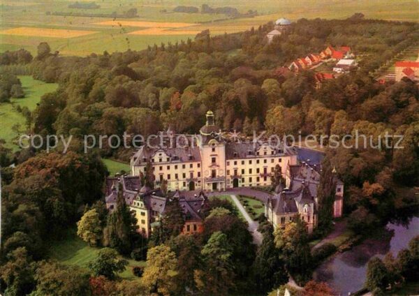 Bueckeburg Schloss und Mausoleum Fliegeraufnahme
