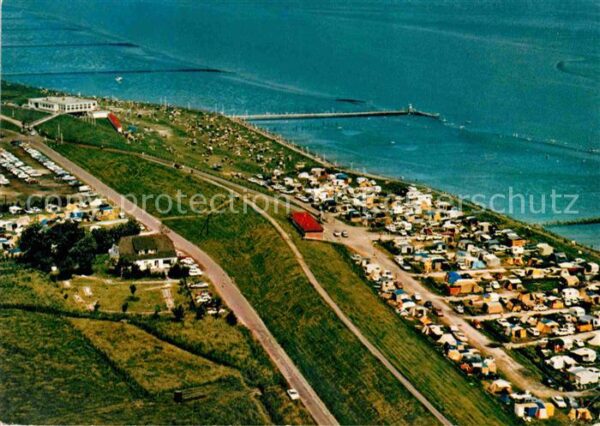 Burhave Nordseebad Fliegeraufnahme