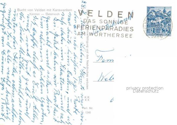 Velden Woerthersee Fliegeraufnahme mit Karawanken – Bild 2