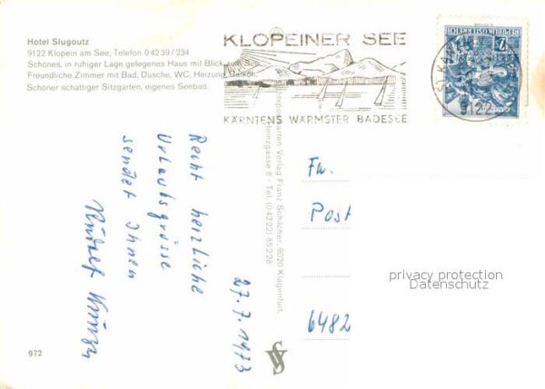 Klopeinersee Hotel Slugoutz Panorama – Bild 2