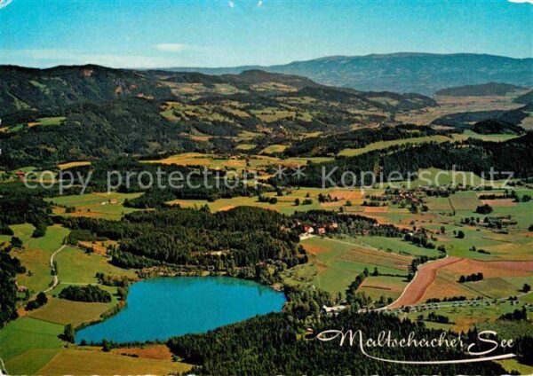 Maltschachersee Fliegeraufnahme mit Feriendorf Briefels