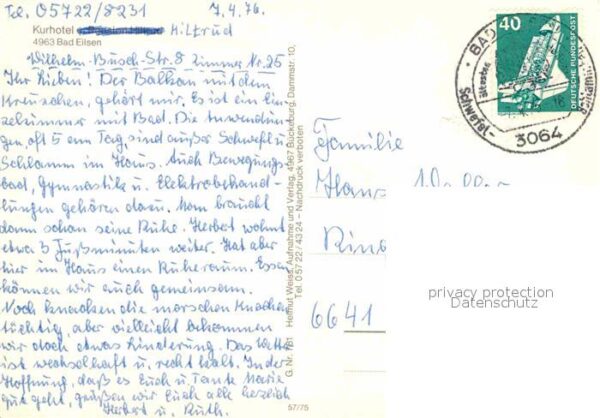 Bad Eilsen Kurhotel Hiltrud – Bild 2