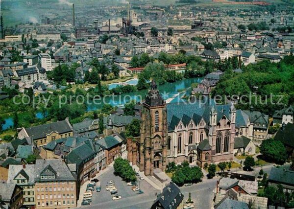 Wetzlar Fliegeraufnahme mit Kirche