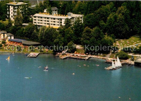 Velden Woerthersee Seehotel Europa Fliegeraufnahme