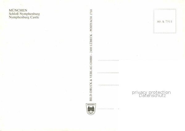 Muenchen Schloss Nymphenburg Fliegeraufnahme – Bild 2